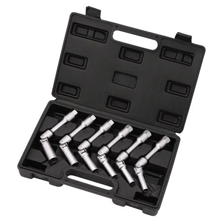 Draper 07118 Extra Long Glow Plug Socket Set, 3/8" Sq. Dr., 35mm (6 Piece)