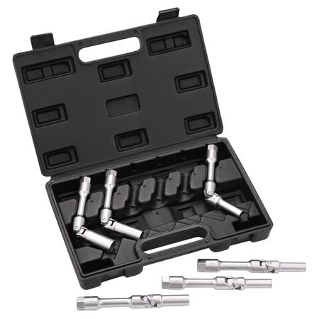 Draper 07118 Extra Long Glow Plug Socket Set, 3/8" Sq. Dr., 35mm (6 Piece)