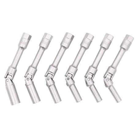 Draper 07118 Extra Long Glow Plug Socket Set, 3/8" Sq. Dr., 35mm (6 Piece)