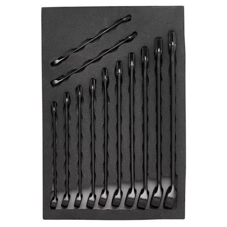 Draper Expert 07143 HI TORQ Metric Combination Spanner Set in EVA Foam Tray (12 Piece)