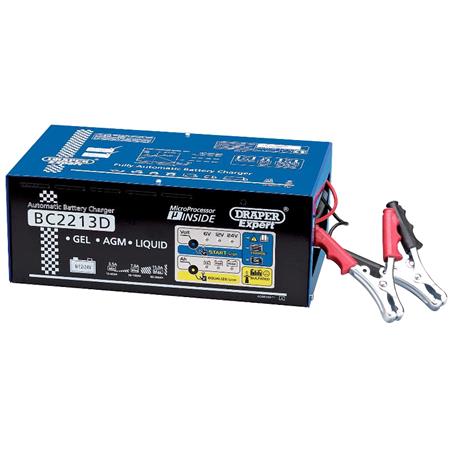 **Discontinued** Draper Expert 07266 6 12 24V Battery Charger with Desulphation Facility
