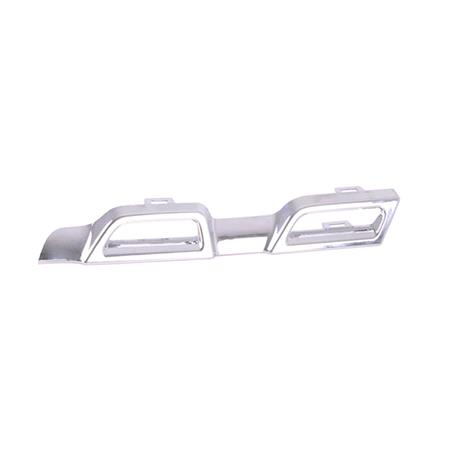 Dacia Duster 2015 2018 LH (Passengers Side) Front Bumper Grille Trim, Upper, Chrome