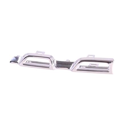 Dacia Duster 2015 2018 LH (Passengers Side) Front Bumper Grille Trim, Lower, Chrome