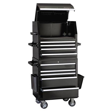Draper Expert 07416 Combined Cabinet And Tool Chest, 26", 9 Drawers