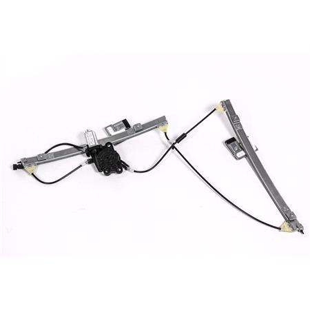 Front Right Electric Window Regulator (with motor) for SEAT IBIZA Mk II (6K1), 1993 1999, 2 Door Models, WITHOUT One Touch/Antipinch, motor has 2 pins/wires