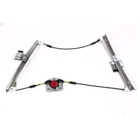 Front Left Electric Window Regulator Mechanism (without motor) for VW PASSAT Estate (3B6), 2000 2005, 4 Door Models, One Touch/AntiPinch Version, holds a motor with 6 or more pins
