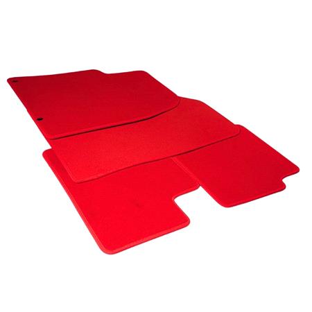 Luxury Tailored Car Mats for Hyundai i30 Estate, 2012 2017   Enzo Red   4 Piece   3 Clips