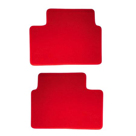 Luxury Tailored Car Mats for Mitsubishi GRANDIS, 2004 2011   Enzo Red   5 Piece   No Clips