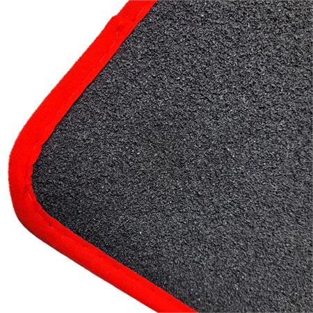 Luxury Tailored Car Mats for Mitsubishi GRANDIS, 2004 2011   Enzo Red   5 Piece   No Clips