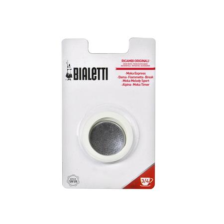 Bialetti Set of 3 Gaskets and 1 Filter Holder For 3/4 Cup Model