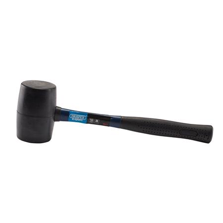 Draper Expert 08017 Rubber Mallet with Fibreglass Shaft, 450g/16oz 
