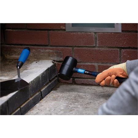 Draper Expert 08017 Rubber Mallet with Fibreglass Shaft, 450g/16oz 
