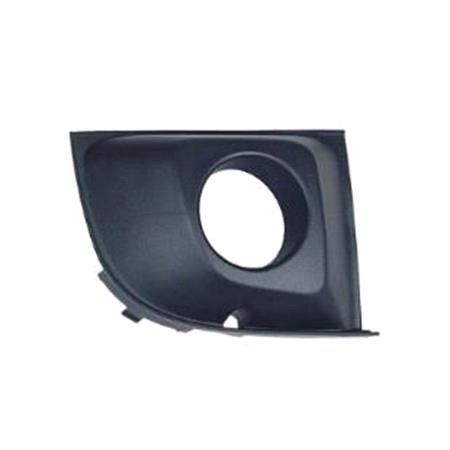 Fiat 500 2007 Onwards RH (Drivers Side) Front Bumper Grille, With Fog Lamp Hole, TUV Approved