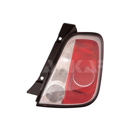 Right Rear Lamp (With Reverse Light, Convertible Models, Original Equipment) for Fiat 500 C 2009 to 2015
