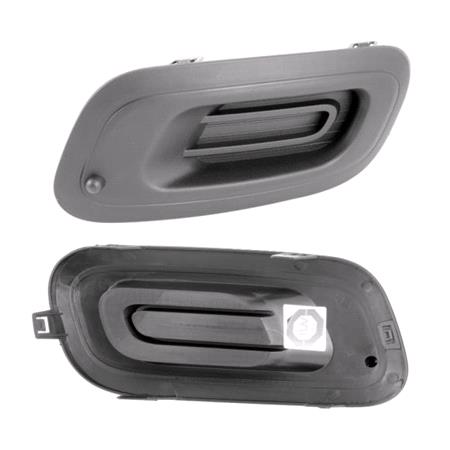 Fiat Panda 2012 Onwards LH (Passengers Side) Front Bumper Grille, Without Hole For Fog Lamp, TUV Approved