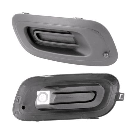 Fiat Panda 2012 Onwards RH (Drivers Side) Front Bumper Grille, Without Hole For Fog Lamp, TUV Approved