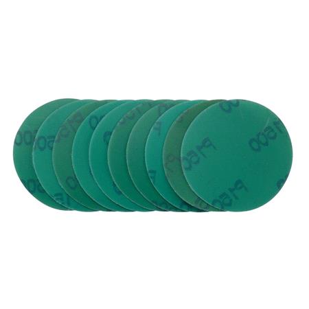 Draper 08111 Wet And Dry Sanding Discs With Hook And Loop, 75mm, 1500 Grit (Pack Of 10)
