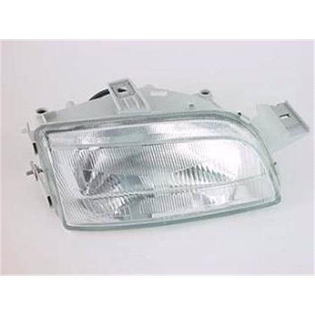 Right Headlamp (H4 Bulb, Carello Type Only) for Fiat PUNTO 1994 1999