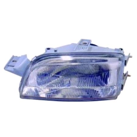 Left Headlamp (H4 Bulb, Hella Type, Original Equipment) for Fiat PUNTO 1994 1999