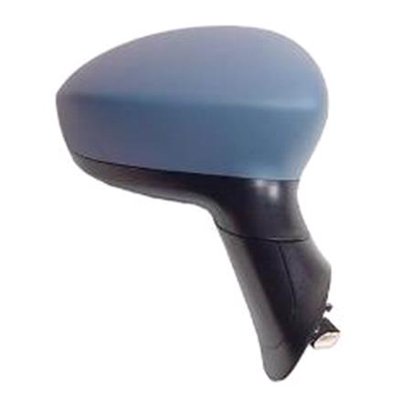 Right Wing Mirror (electric, heated, primed cover) for Fiat LINEA, 2007 2014