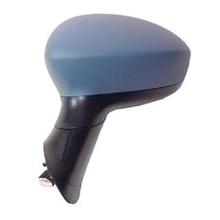 Left Wing Mirror (electric, not heated, primed cover) for FIAT LINEA, 2007 2014