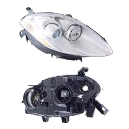 Right Headlamp (Halogen, Takes H1 / H1 Bulbs, Supplied With Motor) for Fiat BRAVO 2007 on