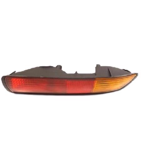 Right Rear Lamp (In Bumper, With Amber Indicator, Original Equipment) for Mitsubishi SHOGUN Mk III 2001 2002