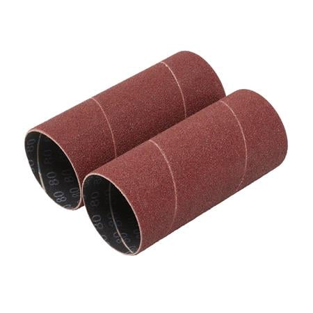 Draper 08405 Aluminium Oxide Sanding Sleeves, 50 x 115mm, 80 Grit (Pack of 2)