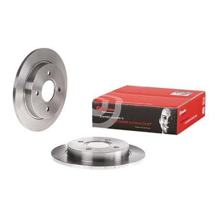 Brembo Rear Axle Brake Discs (Pair)   Diameter: 253mm   08.4931.24