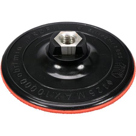 RUBBER DISC / VELCRO 125MM