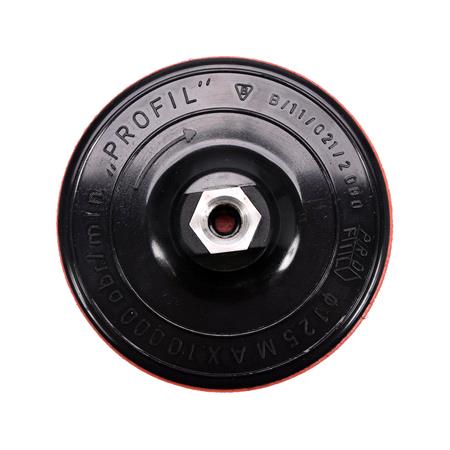 RUBBER DISC / VELCRO 125MM
