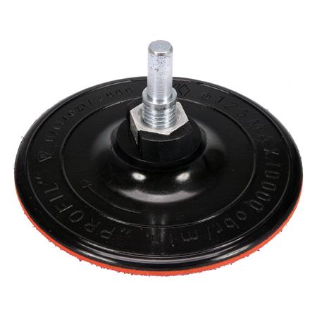 RUBBER DISC / ARBOR 125MM