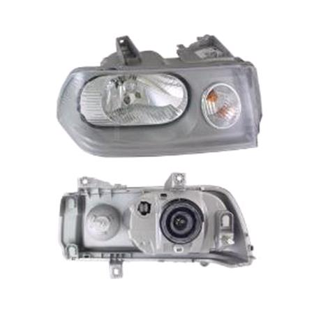 Right Headlamp (Halogen, Takes H4 Bulb, Original Equipment) for Fiat SCUDO Combinato 2004 2007