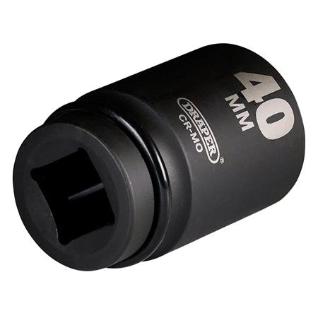 Draper 08511 HI TORQ Deep Impact Socket, 1" Sq. Dr., 40mm