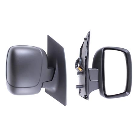 Right Wing Mirror (Electric, heated, Single Glass, temp. sensor) for Citroen DISPATCH MPV, 2007 Onwards