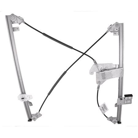 Front Right Electric Window Regulator Mechanism (without motor) for Citroen DISPATCH MPV, 2007 , 2 Door Models, One Touch/AntiPinch Version, holds a motor with 6 or more pins