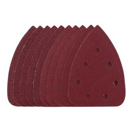 Draper 08626 Detail Sanding Sheets With Hook And Loop, 140mm, Assorted Grit, SSD6 (Pack Of 10)