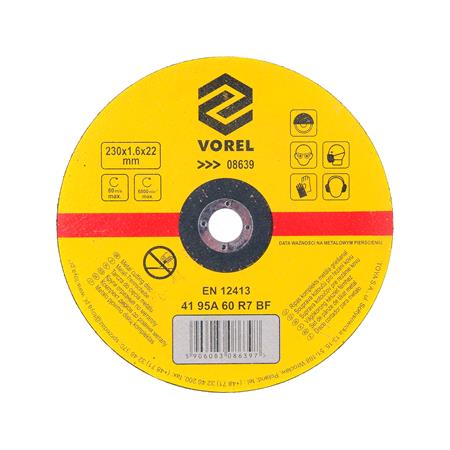 METAL CUTTING DISC 230x1.6x22MM