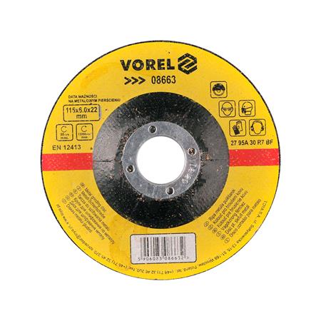 METAL GRINDING DISC 115x6.0x22MM