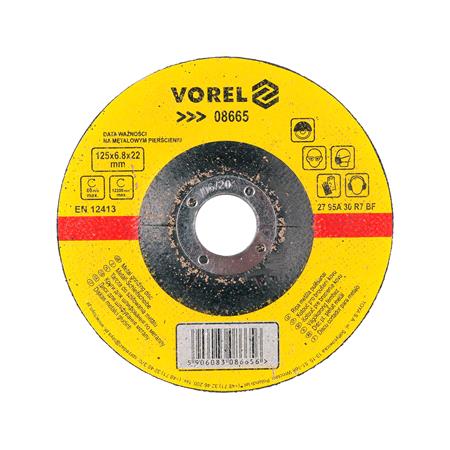 METAL GRINDING DISC 125x6.8x22MM