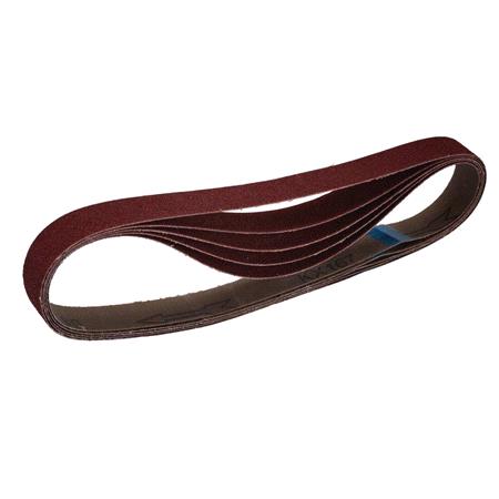 Draper 08695 Cloth Sanding Belt, 25 X 762mm, 80 Grit (Pack Of 5)