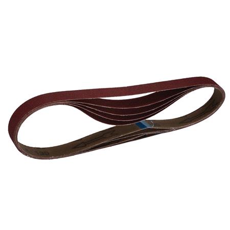 Draper 08698 Cloth Sanding Belt, 25 X 762mm, 120 Grit (Pack Of 5)