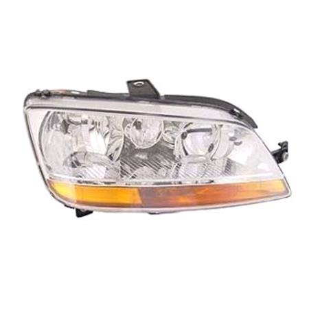 Right Headlamp (With Amber Indicator With Fog Lamp, Original Equipment) for Fiat IDEA 2004 2005