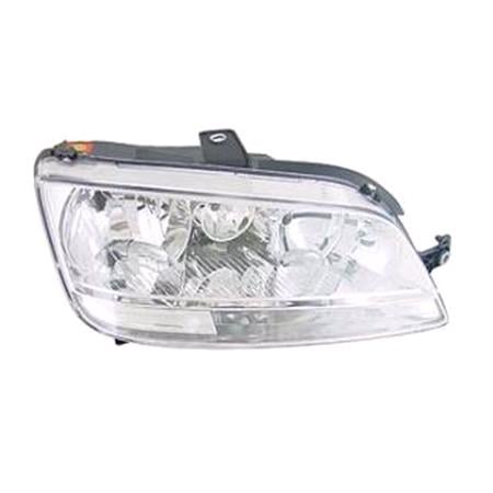 Right Headlamp (With Clear Indicator, Original Equipment) for Fiat IDEA 2006 on