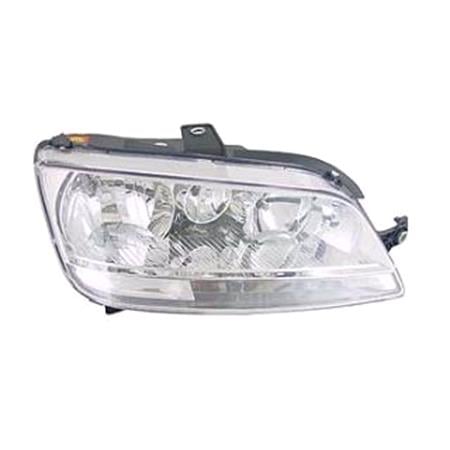 Right Headlamp (With Clear Indicator, With Fog Lamp,Original Equipment) for Fiat IDEA 2006 on