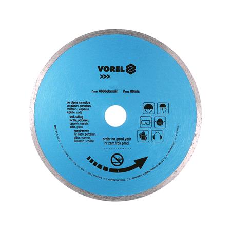 DIAMOND BLADE, CONTINOUS RIM 230MM