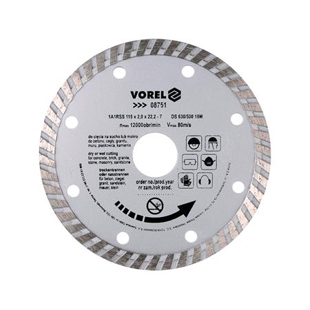 DIAMOND BLADE, TURBO 115MM