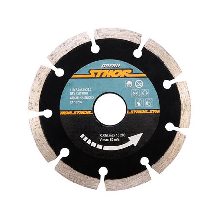 DIAMOND BLADE, SEGMENTED 115MM