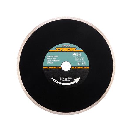 DIAMOND BLADE, CONTINOUS RIM 230MM