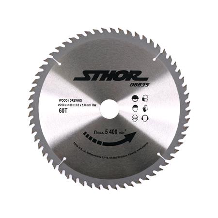 TCT BLADE FOR WOOD D250 T60 d30